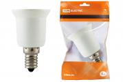 Переходник E14-E27, белый, TDM 1/10/50