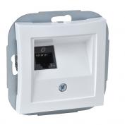 Дуэт Розетка комп RJ-45 кат 5е бел.