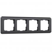 Веркель Рамка 4-я Графит Stream  W0042104