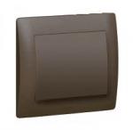 Галеа панель лицевая 1 выкл. Dark Bronze