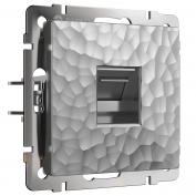Веркель Розетка Ethernet RJ-45 (серебряная) Hammer 1/10 W1281006