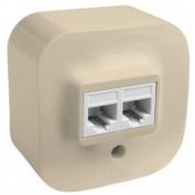 Кьютео Роз 1м RJ11+RJ45 кат 5UTP слн.к.(20шт)