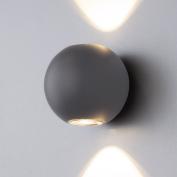 Св-к с/п 1566 TECHNO 10Вт LED DIVER серый снят