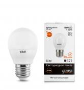 Лампа Gauss LED Elementary Globe 6W E27 2700K1/10/50