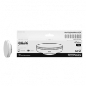 Лампа Gauss LED Elementary GX53 12W 860lm 4100K (10 ламп в уп.) ЦЕНА ЗА ШТ.