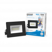 Прожектор Gauss LED 10W IP65 6500К черный Elementary 1/20