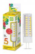 Лампа светодиод. ASD LED-JC-standard 5Вт 12В G4 450Лм 3000К(1/20/200)