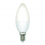 Лампа LED-C37-5W/4000K/E14/FR/SLS. матовая Volpe