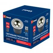 Св-к c/п LED ULU-B10A-3W/2700K IP67 GREY Архитектурный встраиваемый
