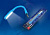 Фонарь Uniel переносной, прорезиненный корпус, 6 LED, питание от USB-порта, синий.TLD-541